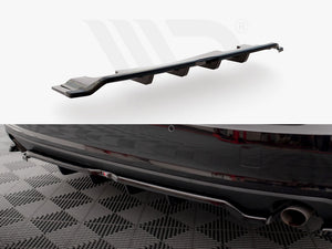 Central Rear Splitter V.2 (Vertical Bars) Volvo V90 Mk2 - Wayside Performance 
