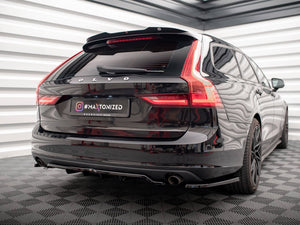 Central Rear Splitter V.2 (Vertical Bars) Volvo V90 Mk2 - Wayside Performance 