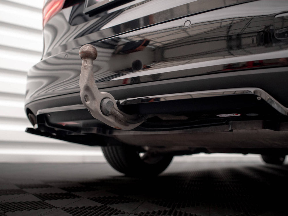 Central Rear Splitter V.2 (Vertical Bars) Volvo V90 Mk2 - Wayside Performance 