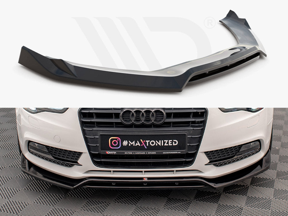 Front Splitter V.2 Audi A5 Coupe / Sportback 8T Facelift - Wayside Performance 