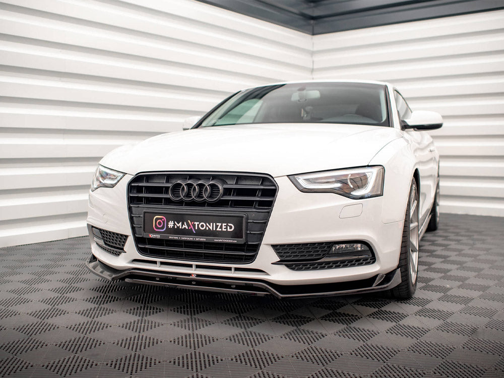 Front Splitter V.2 Audi A5 Coupe / Sportback 8T Facelift - Wayside Performance 