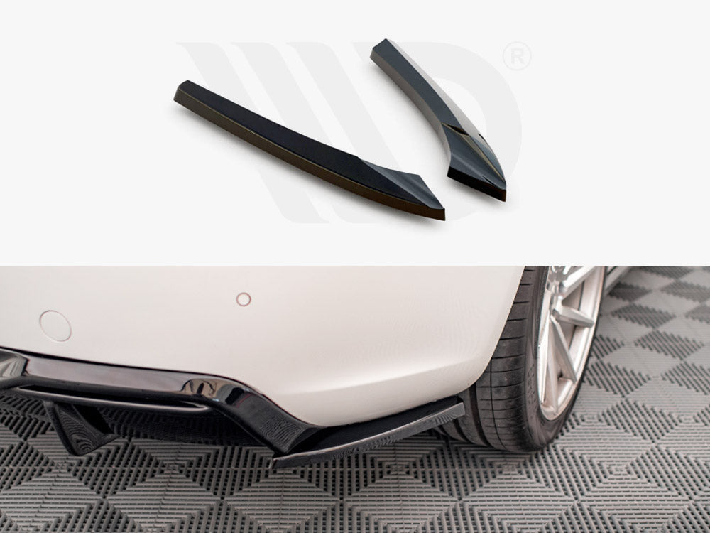 Rear Side Splitters Audi A5 Coupe 8T Facelift - Wayside Performance 