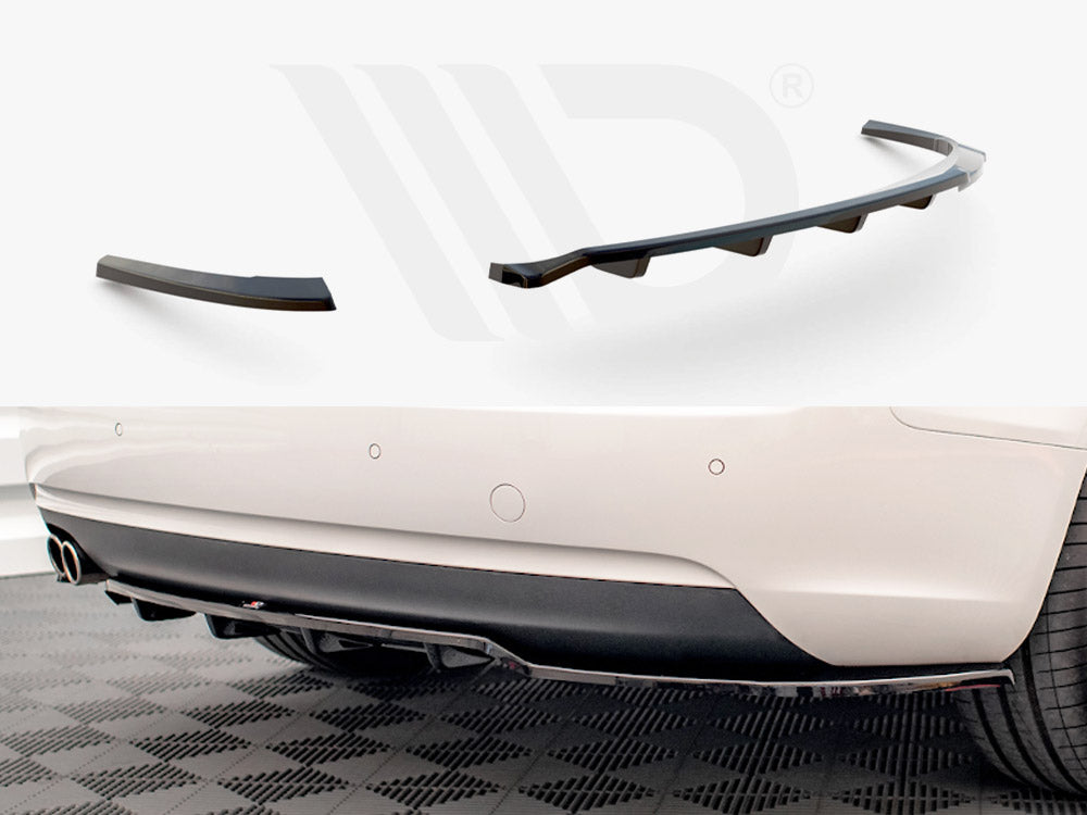 Central Rear Splitter (Vertical Bars) Audi A5 Coupe 8T Facelift - Wayside Performance 