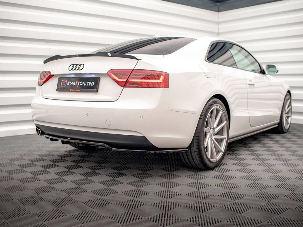 Central Rear Splitter (Vertical Bars) Audi A5 Coupe 8T Facelift - Wayside Performance 
