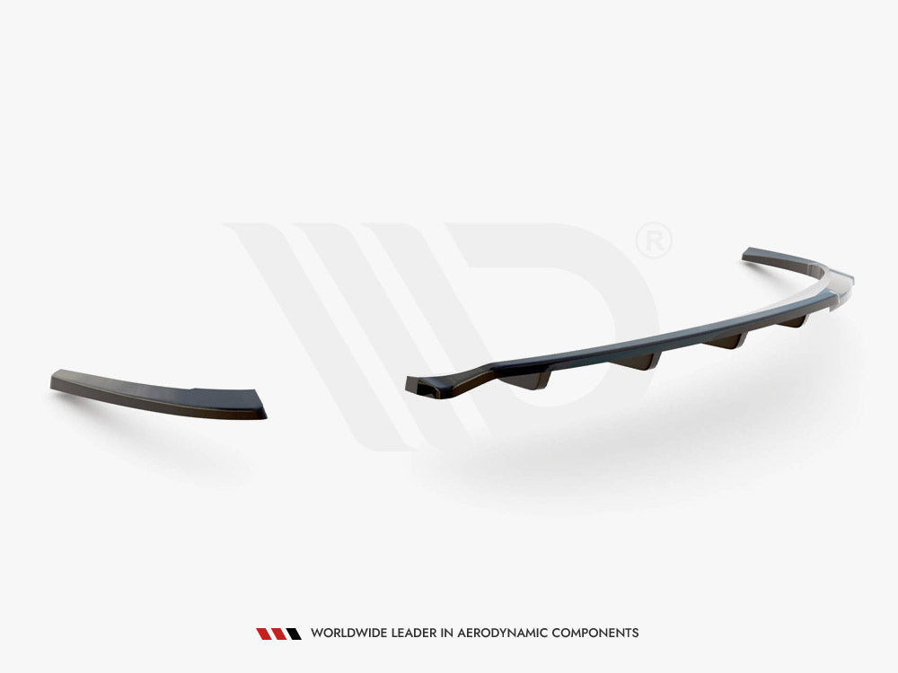 Central Rear Splitter (Vertical Bars) Audi A5 Coupe 8T Facelift - Wayside Performance 