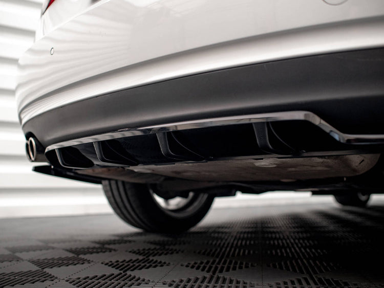 Central Rear Splitter (Vertical Bars) Audi A5 Coupe 8T Facelift - Wayside Performance 