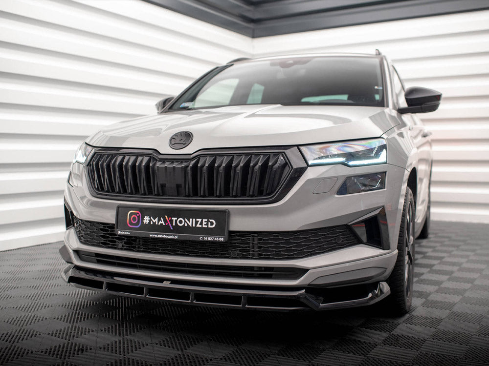 Front Splitter Skoda Karoq Sportline Mk1 Facelift - Wayside Performance 