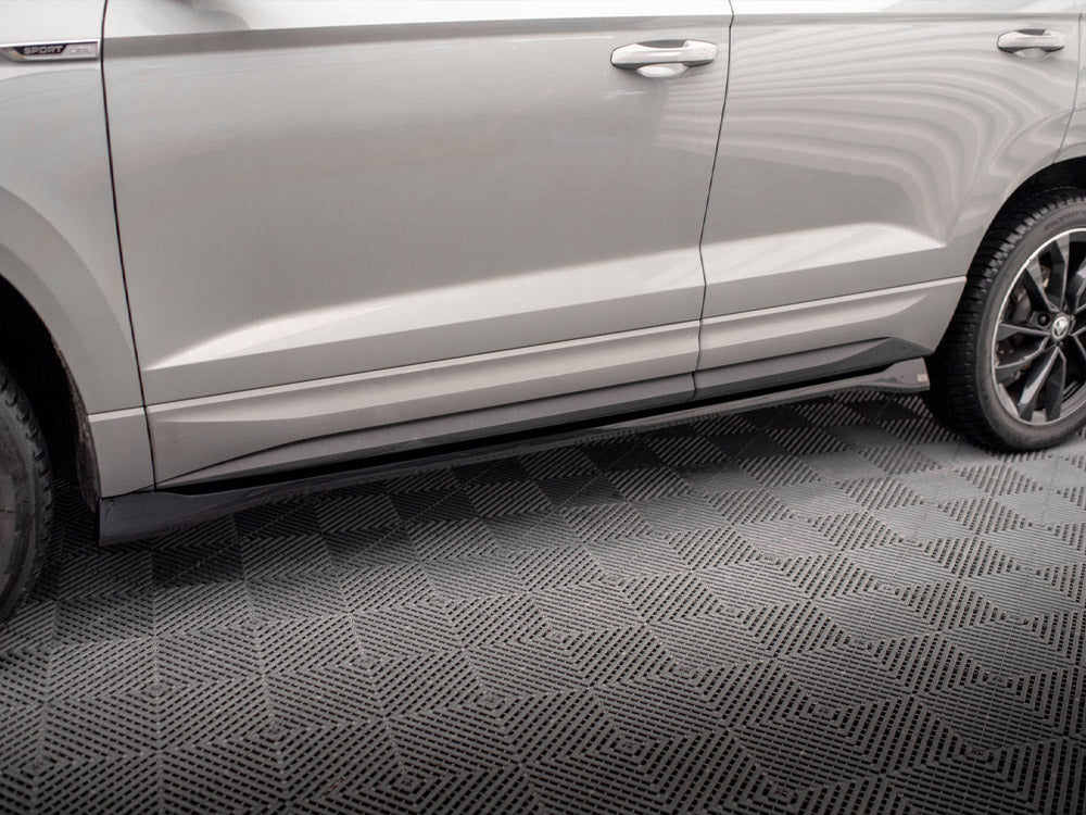 Side Skirts Diffusers Skoda Karoq Sportline Mk1 Facelift - Wayside Performance 