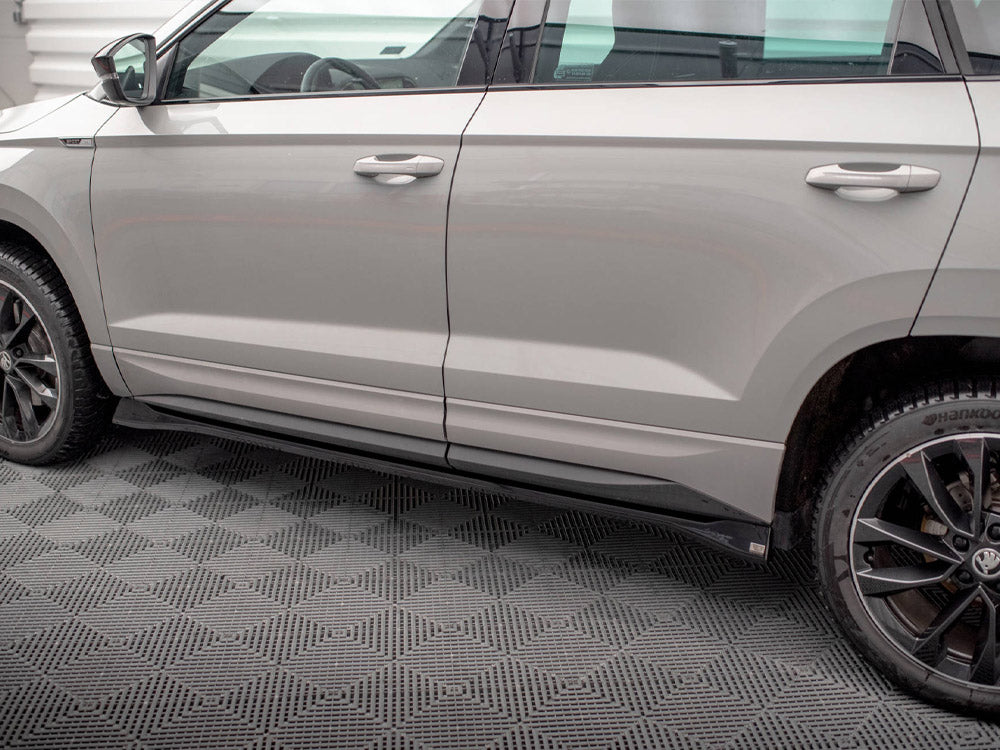 Side Skirts Diffusers Skoda Karoq Sportline Mk1 Facelift - Wayside Performance 