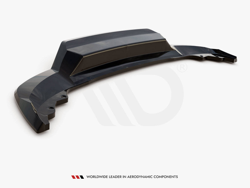 Central Rear Splitter (Vertical Bars) Skoda Karoq Sportline Mk1 Facelift - Wayside Performance 