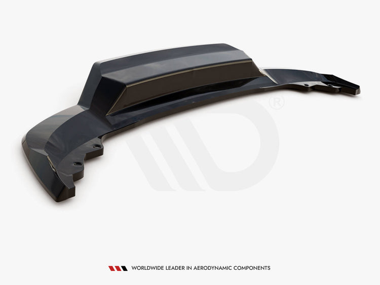 Central Rear Splitter (Vertical Bars) Skoda Karoq Sportline Mk1 Facelift - Wayside Performance 