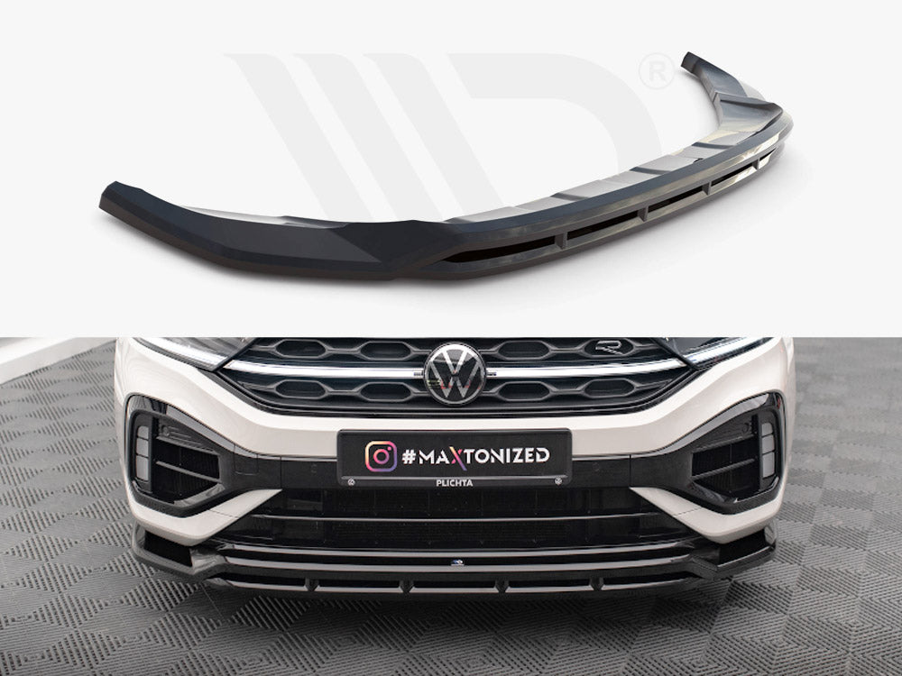 Front Splitter V.1 Volkswagen T-Roc R Mk1 Facelift - Wayside Performance 