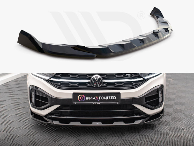Front Splitter V.2 Volkswagen T-Roc R Mk1 Facelift - Wayside Performance 