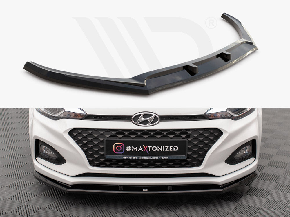 Front Splitter Front Splitter V.1 Hyundai I20 Mk2 Facelift - Wayside Performance 