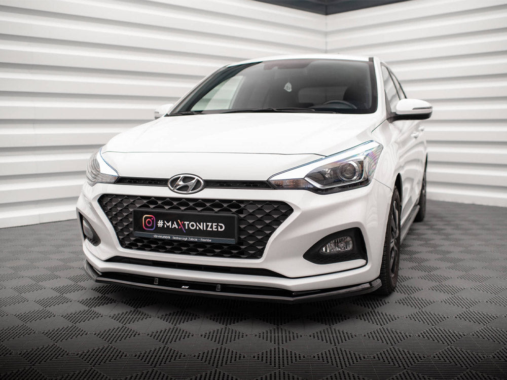Front Splitter Front Splitter V.1 Hyundai I20 Mk2 Facelift - Wayside Performance 
