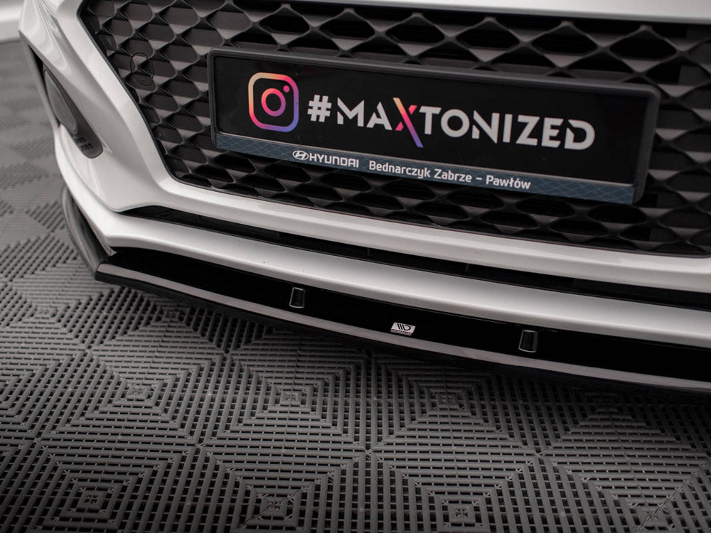 Front Splitter Front Splitter V.1 Hyundai I20 Mk2 Facelift - Wayside Performance 