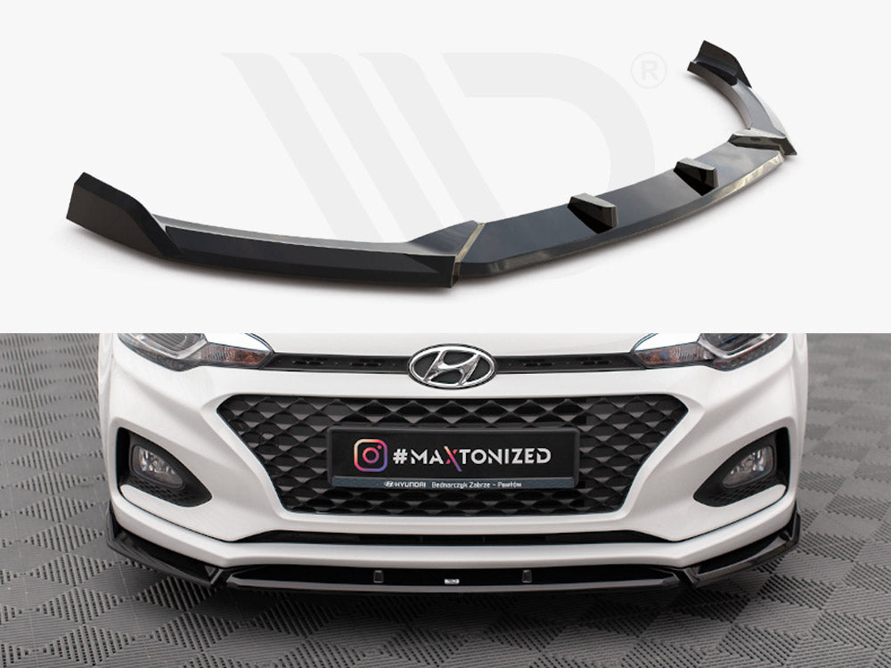 Front Splitter Front Splitter V.2 Hyundai I20 Mk2 Facelift - Wayside Performance 