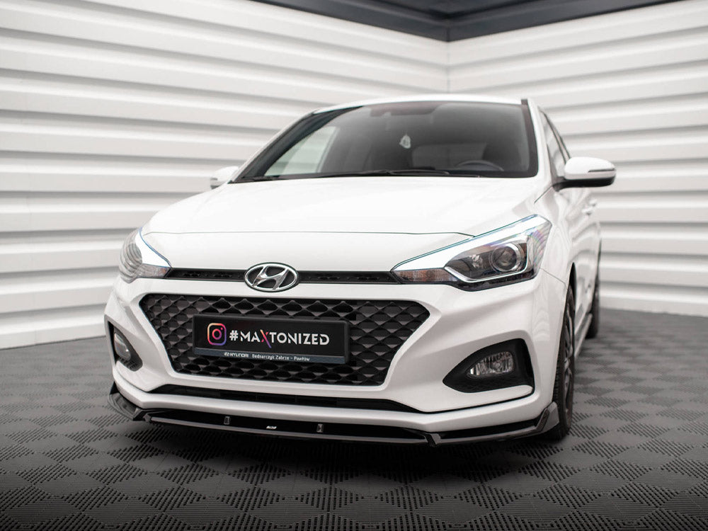 Front Splitter Front Splitter V.2 Hyundai I20 Mk2 Facelift - Wayside Performance 
