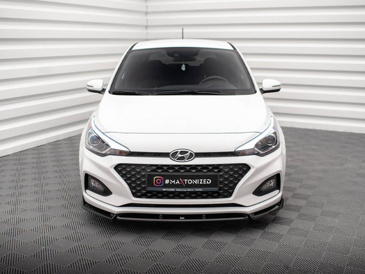 Front Splitter Front Splitter V.2 Hyundai I20 Mk2 Facelift - Wayside Performance 
