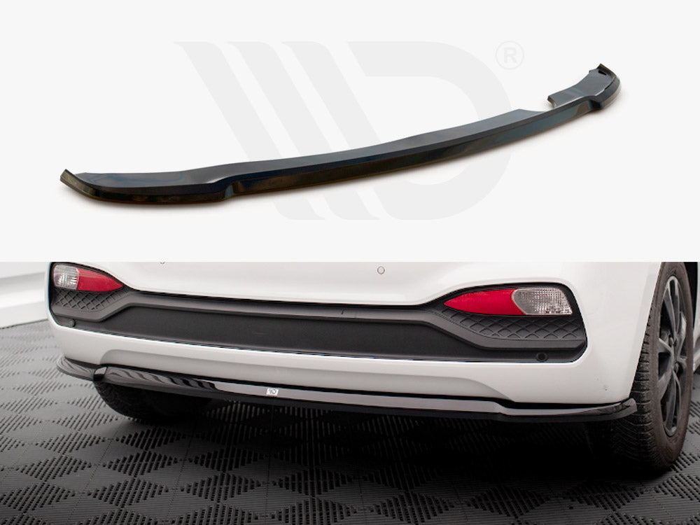 Central Rear Splitter Hyundai I20 Mk2 Facelift - Wayside Performance 