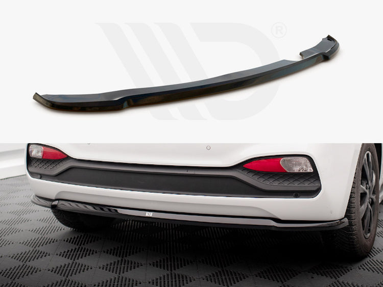 Central Rear Splitter Hyundai I20 Mk2 Facelift - Wayside Performance 