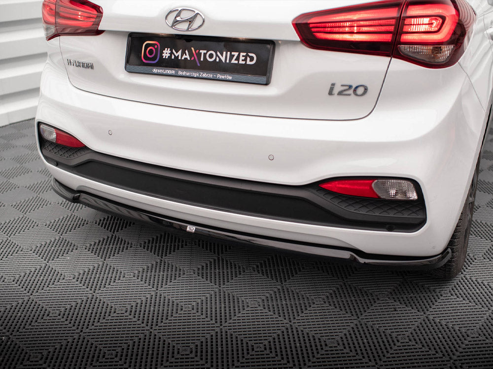 Central Rear Splitter Hyundai I20 Mk2 Facelift - Wayside Performance 