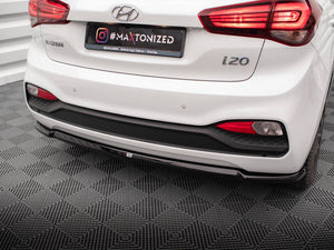 Central Rear Splitter Hyundai I20 Mk2 Facelift - Wayside Performance 