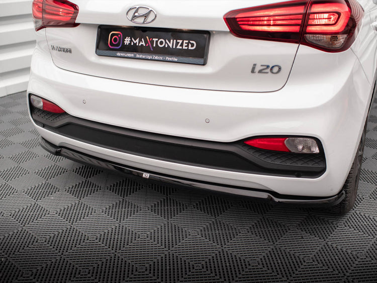 Central Rear Splitter Hyundai I20 Mk2 Facelift - Wayside Performance 