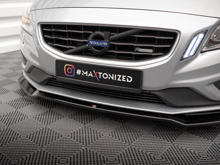 Front Splitter V.2 Volvo S60 R-Design Mk2 - Wayside Performance 