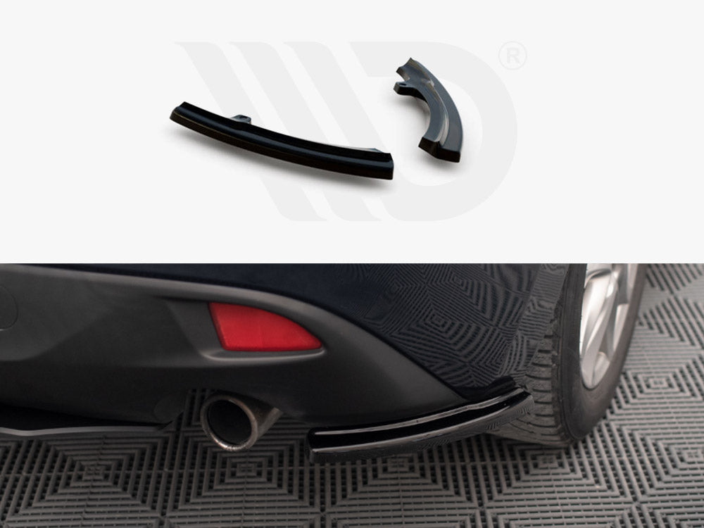Rear Side Splitters Mazda 3 Mk3 - Wayside Performance 