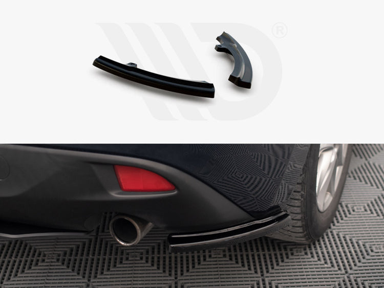 Rear Side Splitters Mazda 3 Mk3 - Wayside Performance 