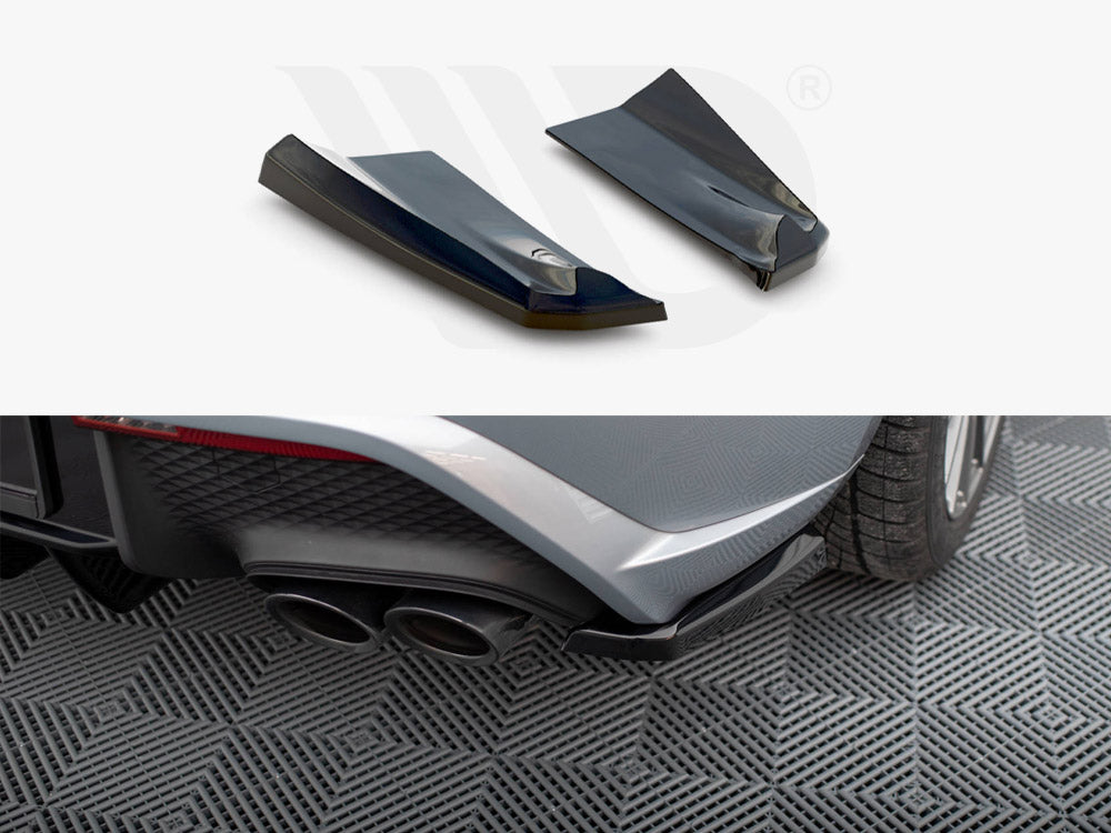 Rear Side Splitters Porsche Macan Mk1 Facelift 2 - Wayside Performance 