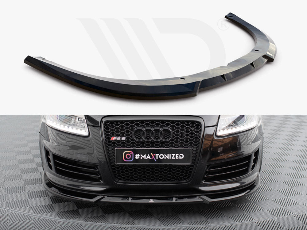 Front Splitter V.2 Audi RS6 Avant C6 - Wayside Performance 