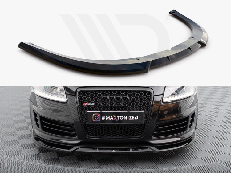 Front Splitter V.2 Audi RS6 Avant C6 - Wayside Performance 