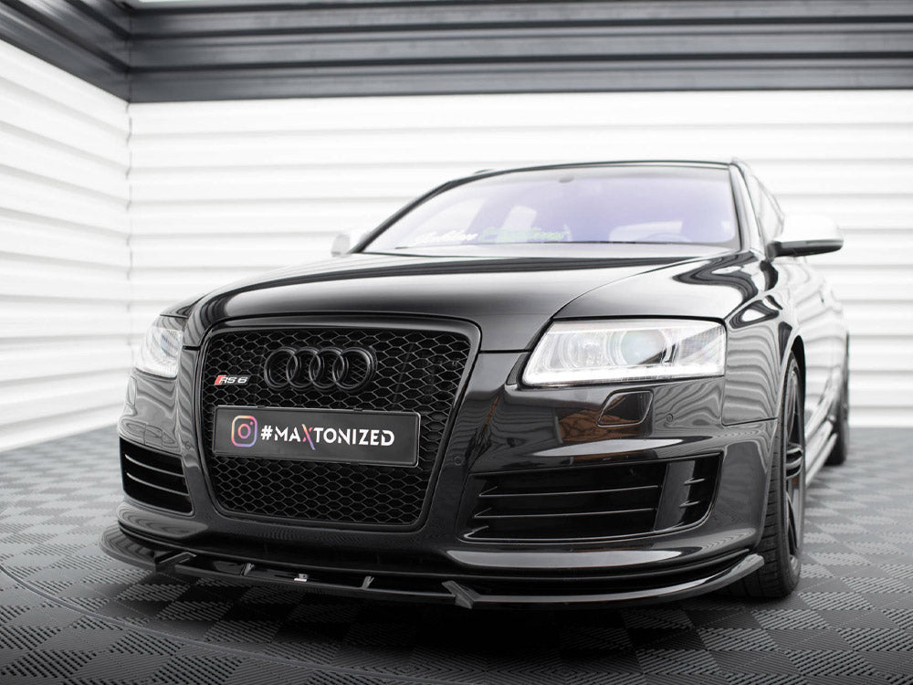 Front Splitter V.2 Audi RS6 Avant C6 - Wayside Performance 