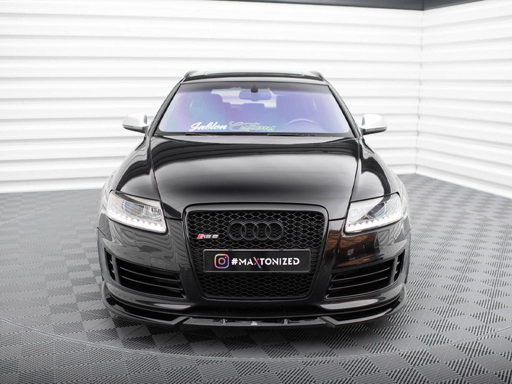 Front Splitter V.2 Audi RS6 Avant C6 - Wayside Performance 