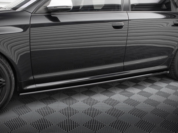 Side Skirts Diffusers V.2 Audi RS6 Avant C6 - Wayside Performance 