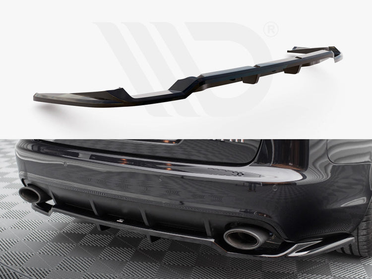 Central Rear Splitter (Vertical Bars) Audi RS6 Avant C6 - Wayside Performance 