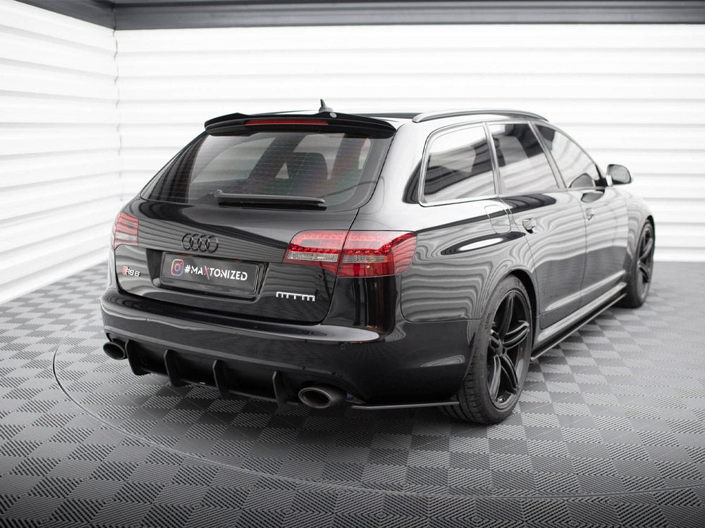 Street Pro Rear Side Splitters Audi RS6 Avant C6 - Wayside Performance 