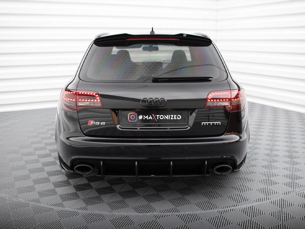 Street Pro Rear Side Splitters Audi RS6 Avant C6 - Wayside Performance 