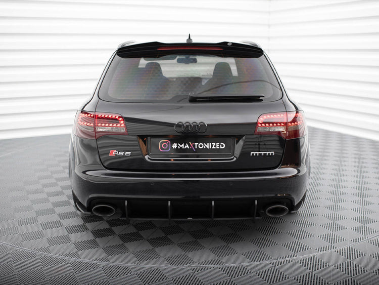 Street Pro Rear Side Splitters Audi RS6 Avant C6 - Wayside Performance 