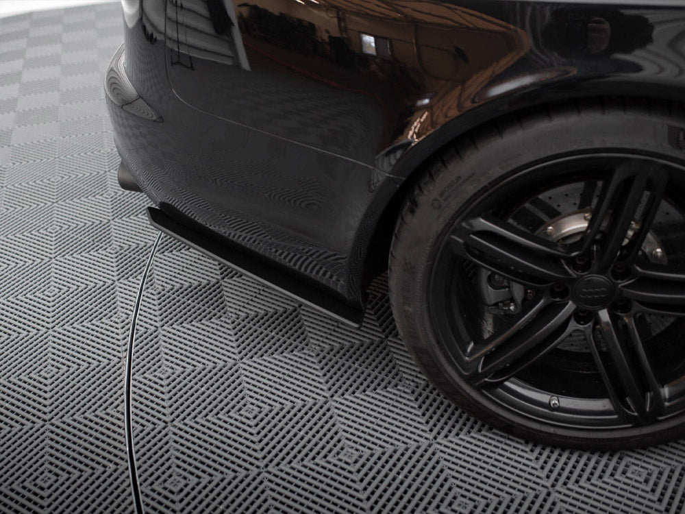 Street Pro Rear Side Splitters Audi RS6 Avant C6 - Wayside Performance 