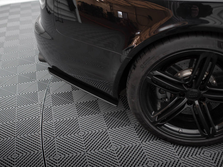Street Pro Rear Side Splitters Audi RS6 Avant C6 - Wayside Performance 