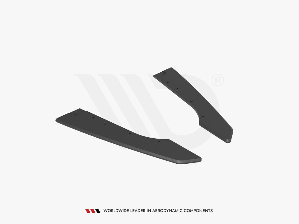 Street Pro Rear Side Splitters Audi RS6 Avant C6 - Wayside Performance 