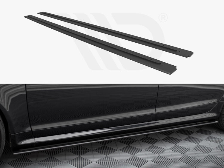 Street PRO Side Skirts Diffusers Audi RS6 Avant C6 - Wayside Performance 