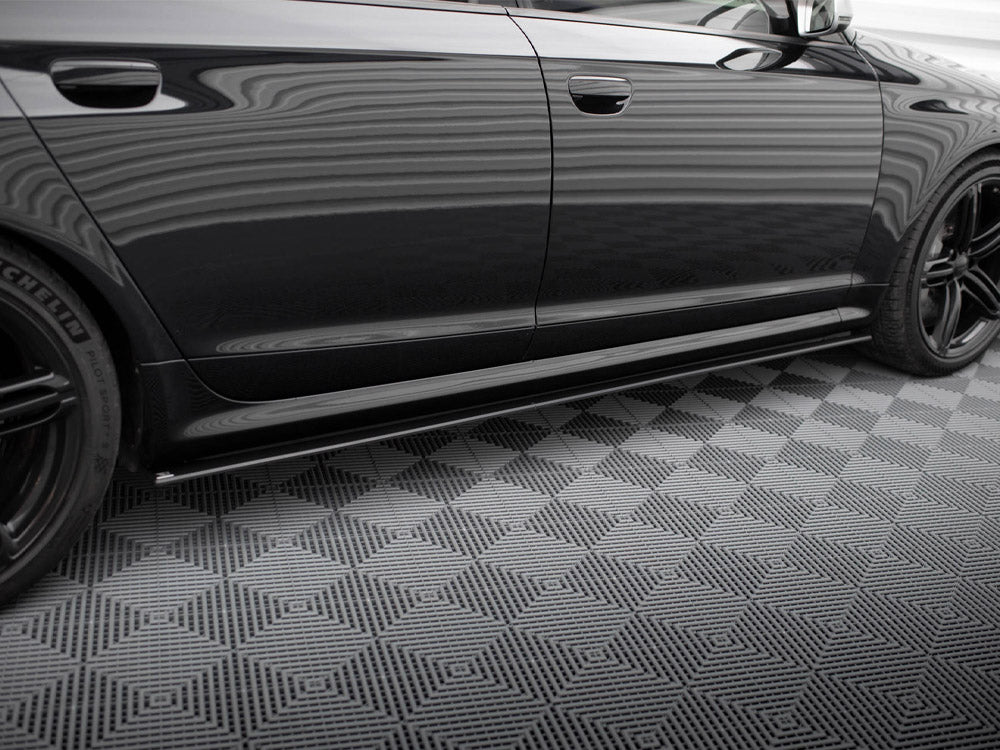 Street PRO Side Skirts Diffusers Audi RS6 Avant C6 - Wayside Performance 