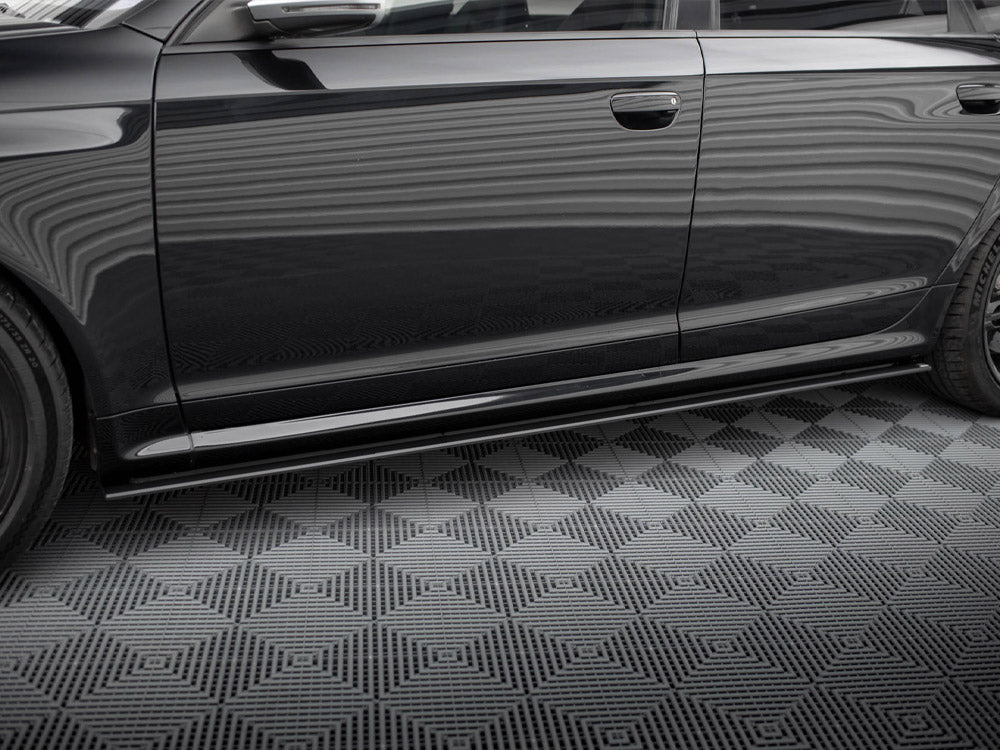 Street PRO Side Skirts Diffusers Audi RS6 Avant C6 - Wayside Performance 