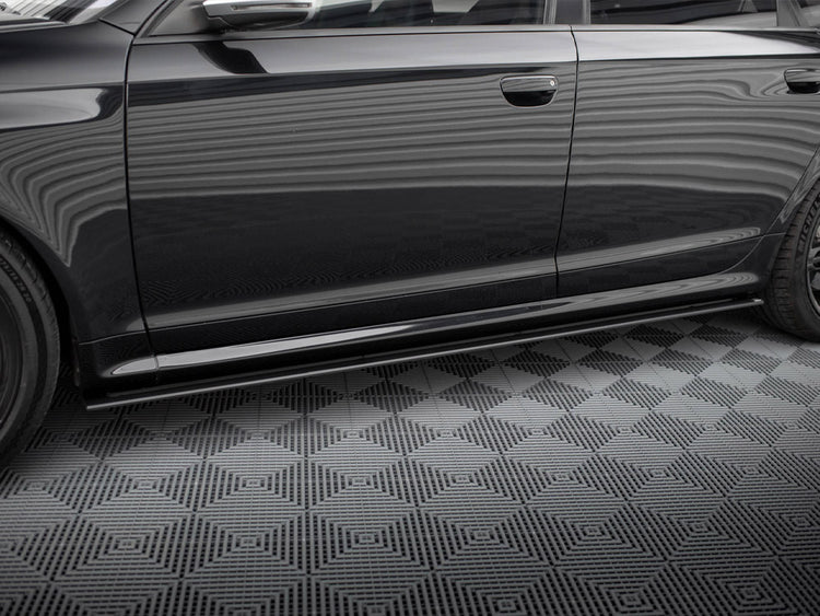 Street PRO Side Skirts Diffusers Audi RS6 Avant C6 - Wayside Performance 