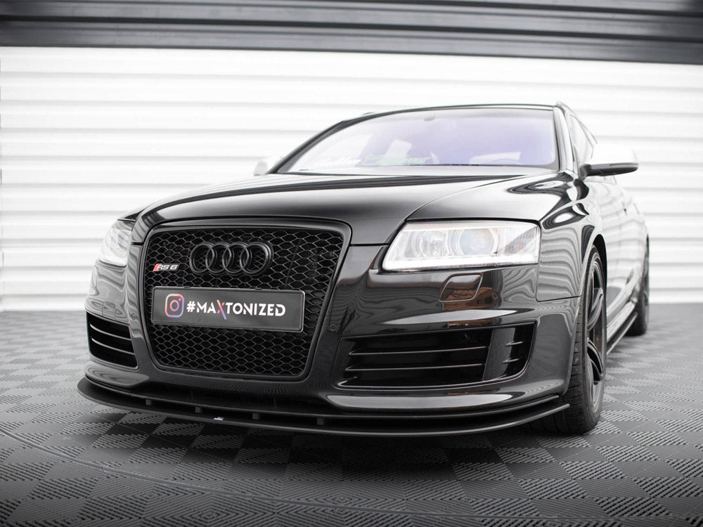 Street PRO Front Splitter Audi RS6 Avant C6 - Wayside Performance 