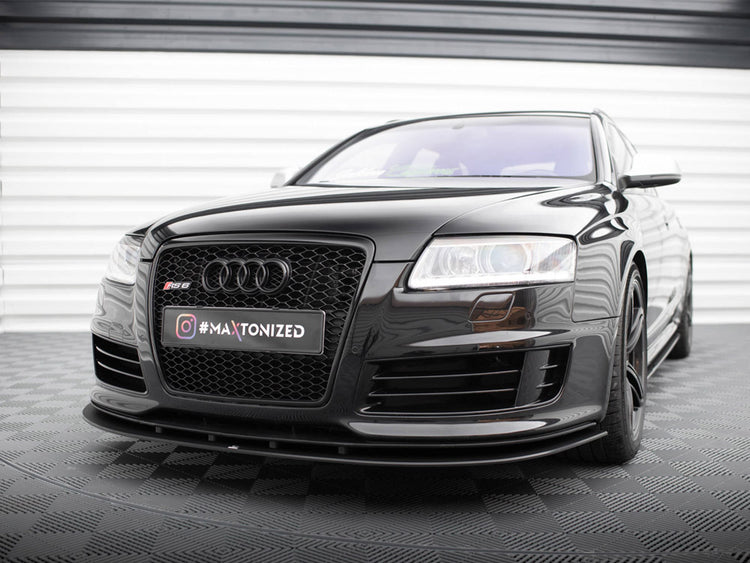 Street PRO Front Splitter Audi RS6 Avant C6 - Wayside Performance 